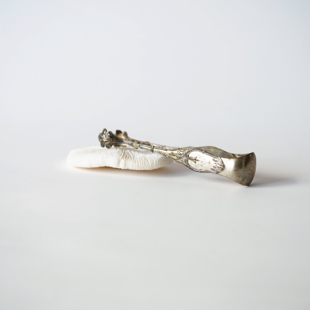 フランス シルバーアスパラトング 純銀 シルバー950