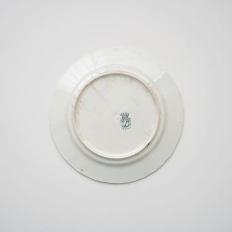GIEN(ジアン) ・アンティーク フランス絵皿 パープル ②