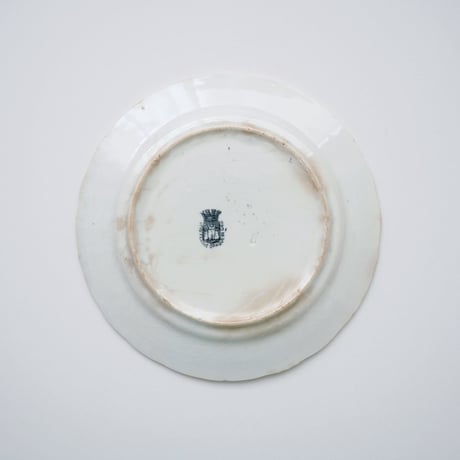 GIEN(ジアン) ・アンティーク フランス絵皿 パープル ①