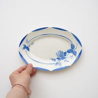 GIEN (ジアン）オーバルプレート・金継ぎ