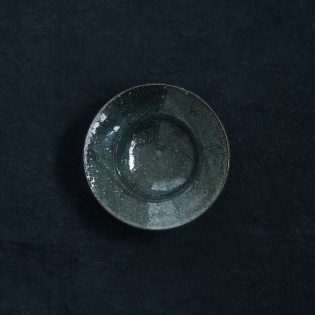 角掛政志・飴釉リム鉢