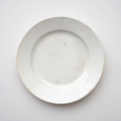 Creil et Montereau 白いディナープレート ①