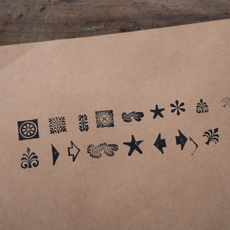 ベルギーの古いスタンプセット