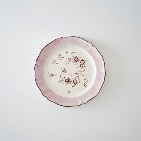 Villeroy & Boch・薄紫ケーキ皿⑪