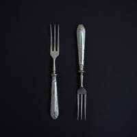 バロックな装飾デザートフォーク