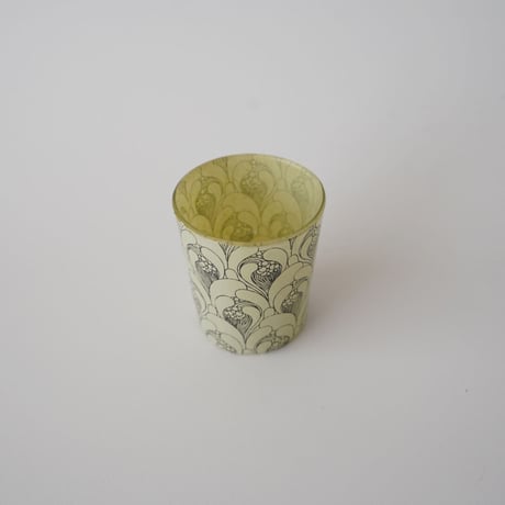 レトロ プリント・ミニグラス
