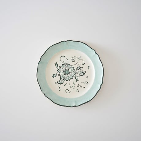 Villeroy & Boch・ターコイズ・ケーキ皿⑤