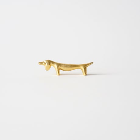 フランス・犬のカトラリーステイ/ ゴールド