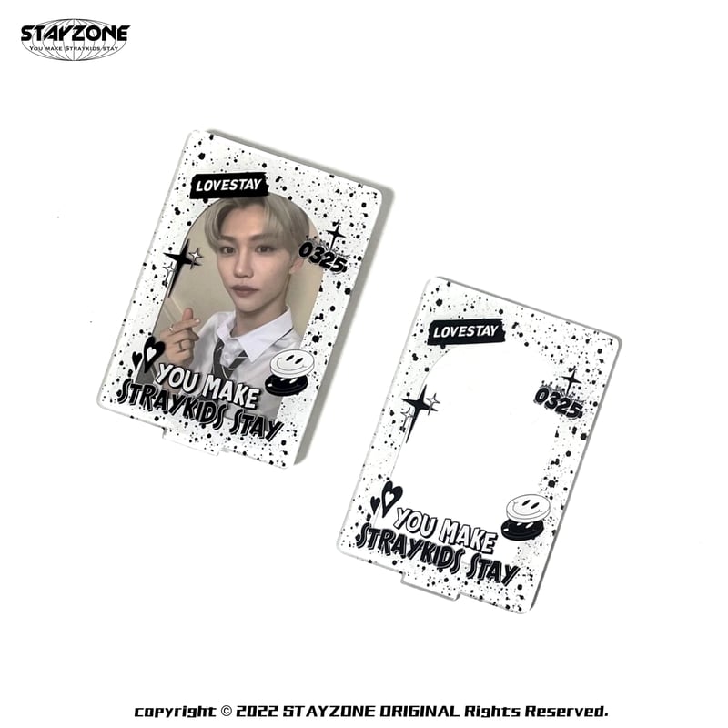 Acrylic Card Stand アクリル トレカスタンド トレカ入れ White.v