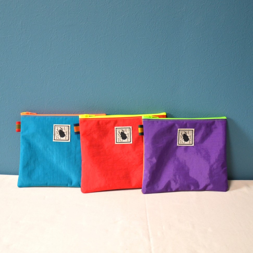 ノイコヤマイコperm and baton × noicoyamaico ポーチ ナイロン