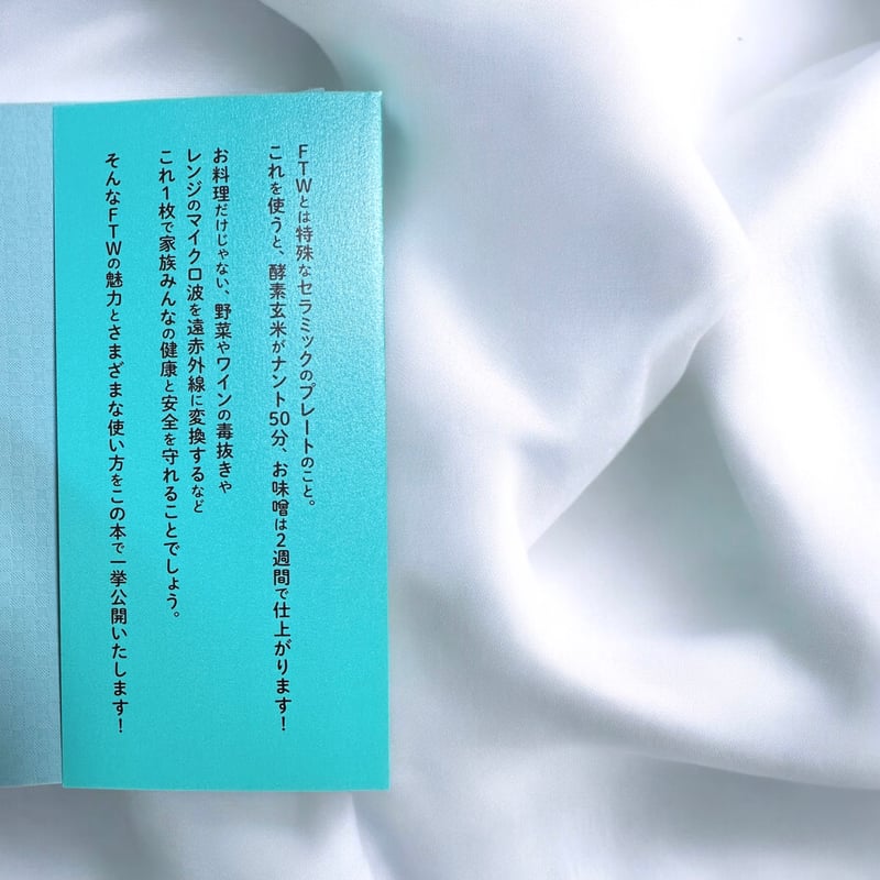 FTWプレート 使い倒しBook FTWフィオーラ】【FTW使い倒しBOOK