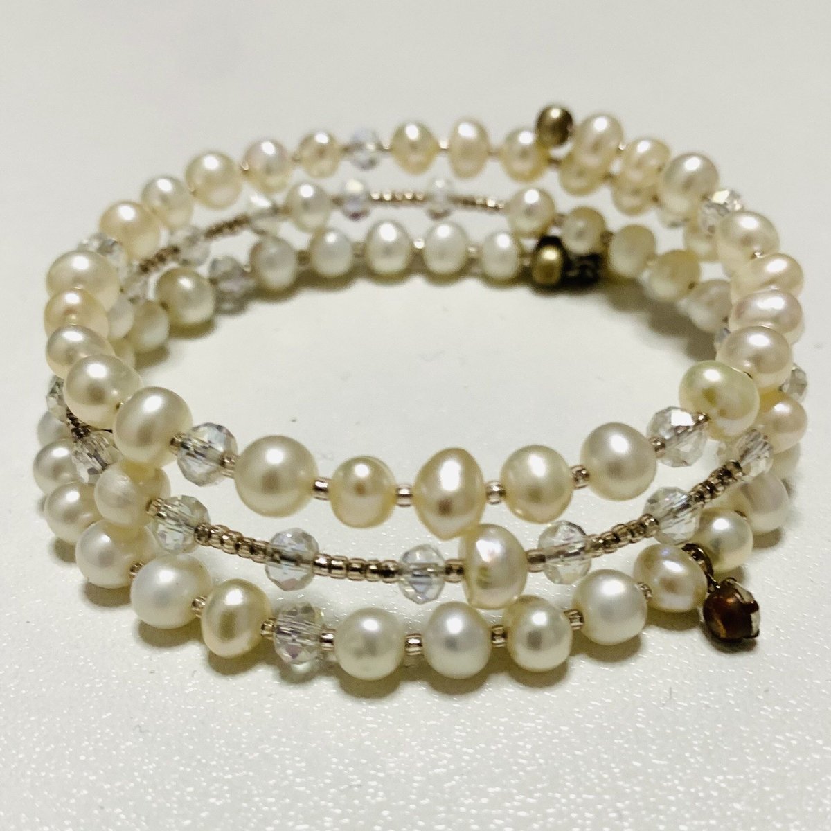 新品未使用】チャンルー♡7連ブレスレット♡淡水パール♡淡水真珠♡本 