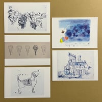 ポストカード「あの空の色がほしい」セット（5枚セット）
