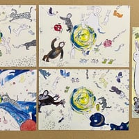 ポストカード　「おーい」セット（5枚セット）