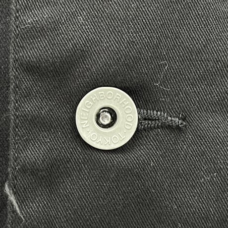 NEIGHBORHOOD BNW SHOP COAT BLACK XL 241SPNH-JKM02 64638
