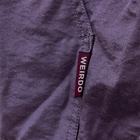 WEIRDO TOOL COMPANY PACKABLE HOODIE  YELLOW/BROWN MEDIUM 11728