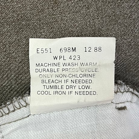 LEVI'S 80S STA-PRE PANT BROWN 36/30 68108