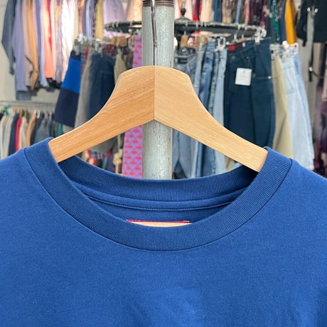 Supreme SMALL BOX LS TEE NAVY MEDIUM 37198