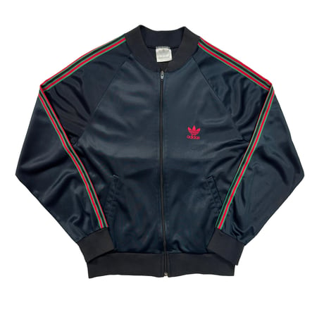 AIDAS 80S ATP TARCK JACKET BLACK/GREEN/RED MEDIUM 74311