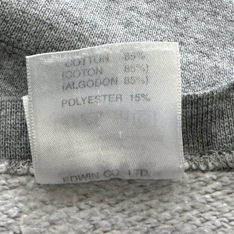 LEE 90S BUDDY LEE SWEAT GREY MEDIUM 23114
