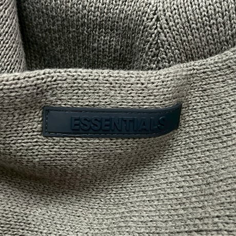 ESSENTIALS KNIT HOODIE HARVEST LARGE