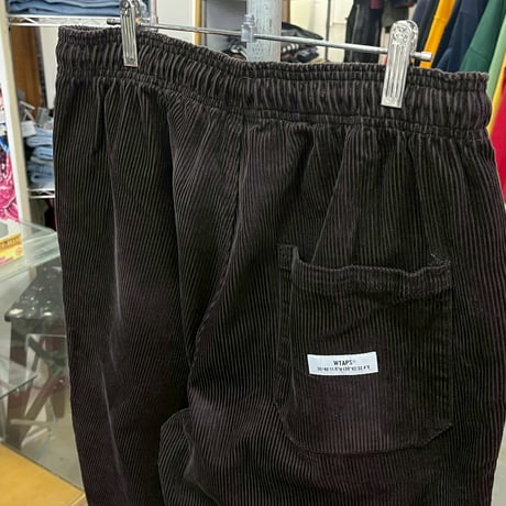 WTAPS SDDT2003 TROUSERS COTTON CORDUROY BROWN 02 242TQDT-PTM05 36999