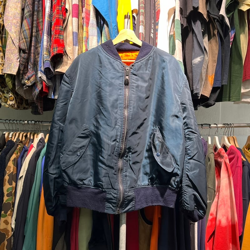 ALPHA 90S MA-1 FLIGHT JACKET NAVY XL-TALL 49626