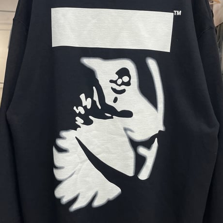 VIRGIL ABLOH × CHAMPION ICA GRIM REAPER HOODIE BLACK XL 35788