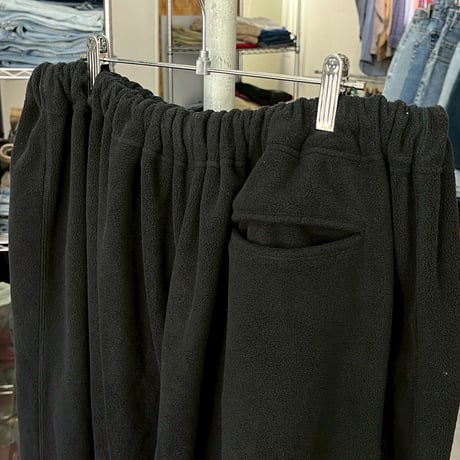 COOTIE FLEECE WIDE EASY PANTS BLACK LARGE 76693