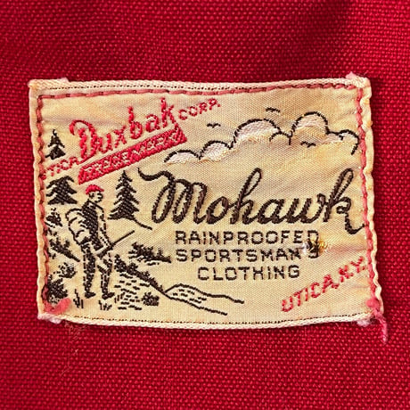 DUXBAK 50S-60S COTTON MOUTAIN JACKET RED FITS LARGE 43806