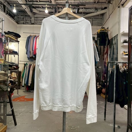 MAISON MARGIELA WIDE SILHOUETTE CREWNECK SWEATSHIRT WHITE SMALL 86717
