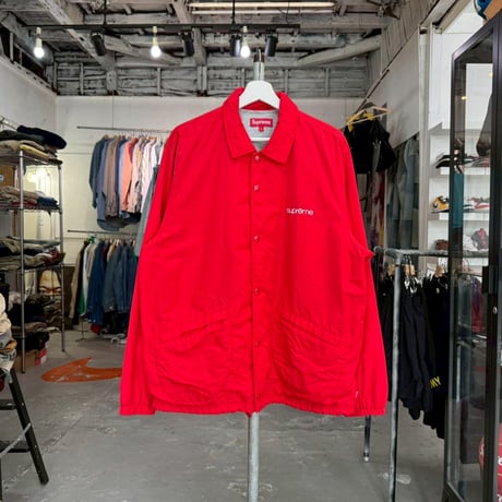 Supreme FIVE BOROUGHS COACHES JACKET RED LARGE 70468