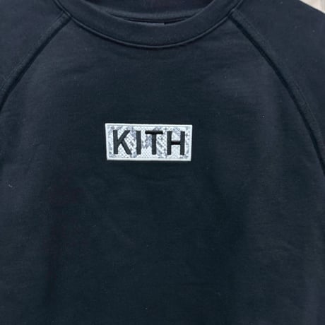 KITH × MLB LA DODGERS ARCHED CREWNECK BLACK LARGE 17533