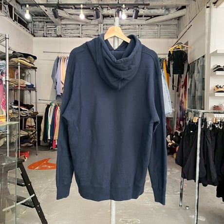 GOD SELECTION XXX SMALL BOX SWEAT HOODIE NAVY LARGE 07131