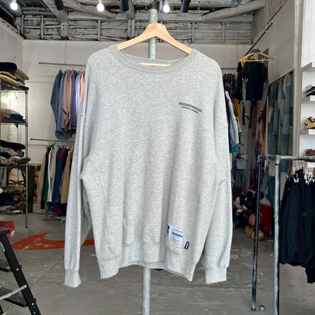 NEIGHBORHOOD × RUSSELL CREWNECK SWEAT GREY MEDIUM 231XRRUN-CSM01 62485