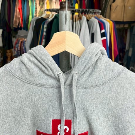 Supreme 20AW CROSS BOX LOGO SWEATSHIRT HEATHER GREY LARGE 11428