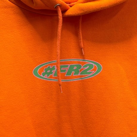 FR2 YANAGI FIRE SLEEVE SWEAT HOODIE  ORANGE LARGE 05771