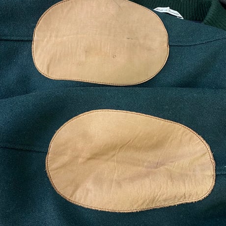 EDDIE BAUER 80-90S WOOL VARSITY JACKET GREEN LARGE 00572
