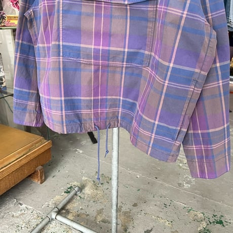 Supreme COTTON UTILITY ANORAK PLAID XL 76682