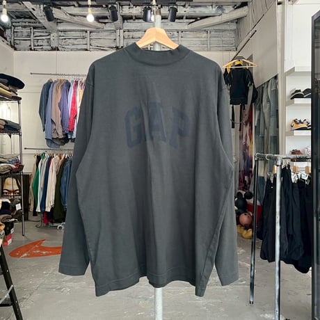YEEZY × GAP BY BALENCIAGA 10A DOVE LS TEE DARK BLACK XS 47226