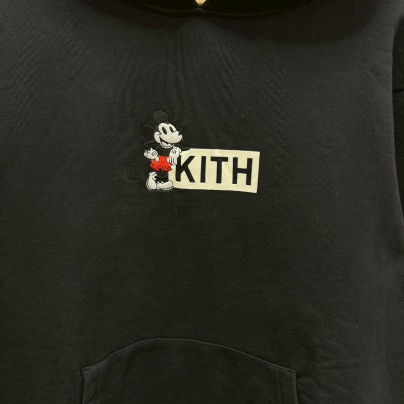 KITH × DISNEY CLASSIC LOGO HOODIE BLACK LARGE 1