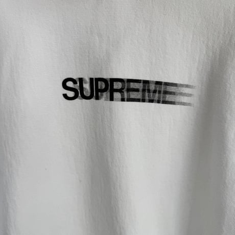 Supreme MOTION LOGO HOODED SWEATSHIRT WHITE XL 63318