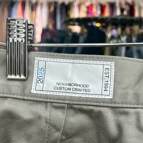 NEIGHBORHOOD 25SS MEMORIAL UTILITY PANTS GRAY LARGE 251AQNH-PTM03 26924