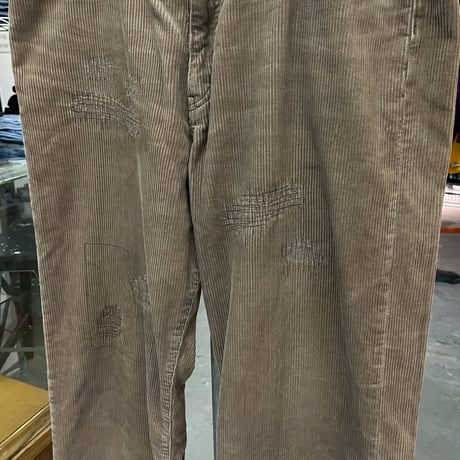 NEIGHBORHOOD SAVAGE CORDUROY DP WIDE PANT BROWN XL 242XBNH-PTM10