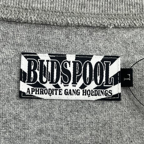 BUDSPOOL 舐達磨 EMBROIDERY LS TEE GREY LARGE 37000