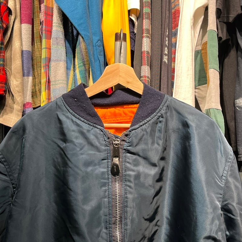 ALPHA 90S MA-1 FLIGHT JACKET NAVY XL-TALL 49626 ALPHA 90S MA-1 FLIGHT JACKET NAVY XL-TALL 49626