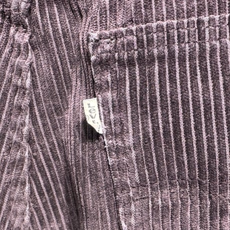 LEVI'S 90S SILVER TAB BAGGY CORDUROY CUT OFF PANT BLACK 32 52245