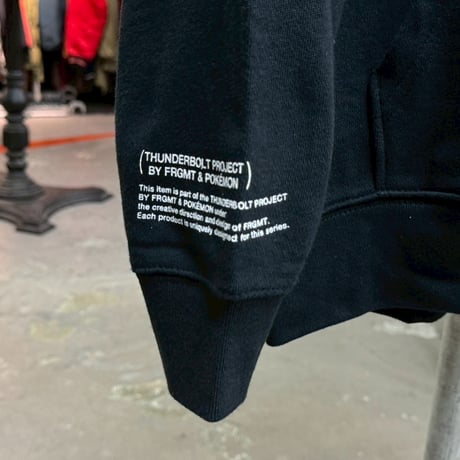 FRAGMENT × POKEMON THUNDERBOLT PROJECT HOODIE BLACK LARGE 17594