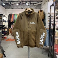 SAPEur LIGHT PILE JACKET BROWN XL 92701