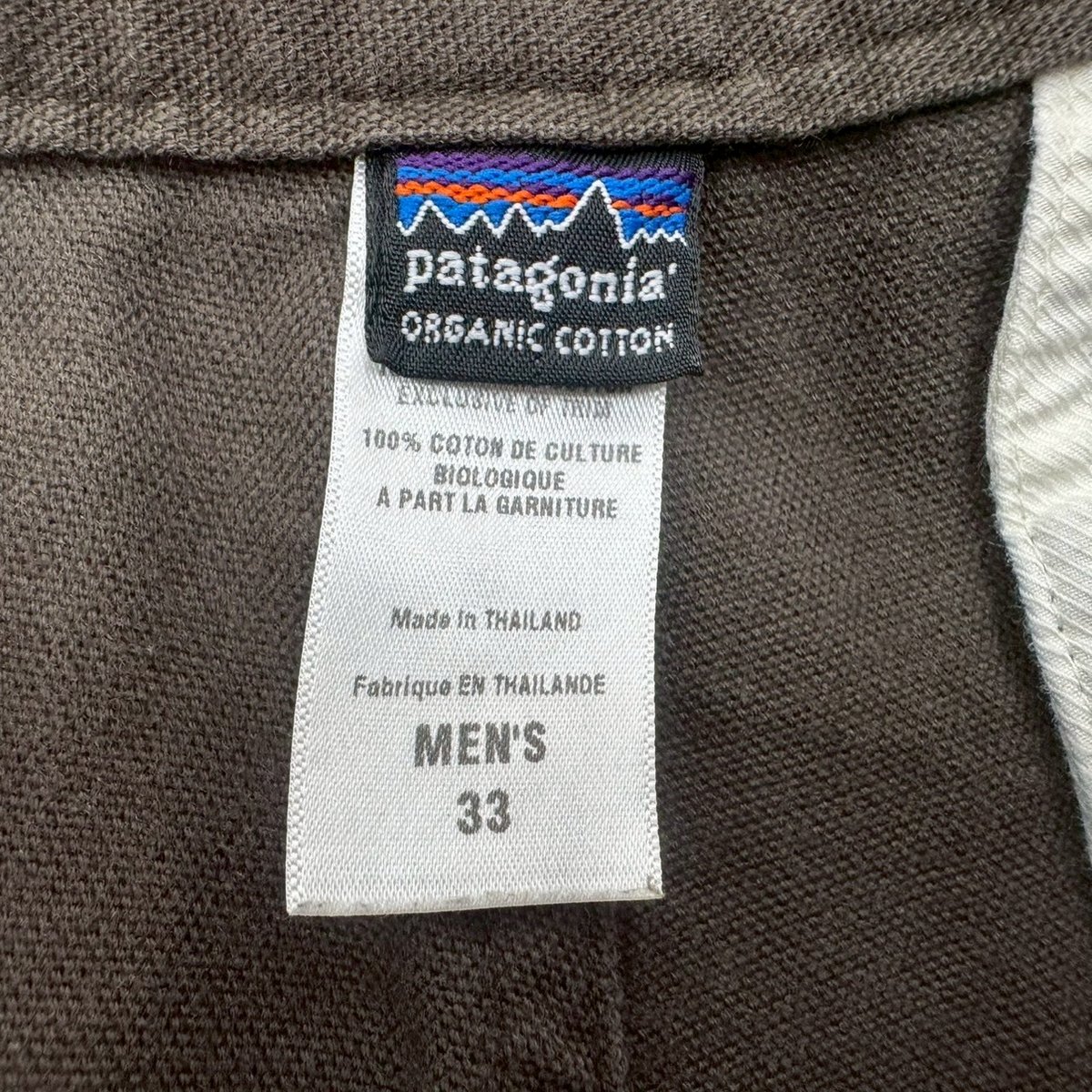 PATAGONIA 00S COTTON CHINO PANT MOSGREEN 33 465